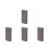 4Pcs Black Metal Lighter Case Flip Cover Style 7