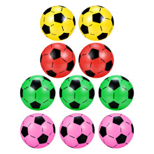 40Pcs Kids Inflatable Beach Balls Colorful Safe Plastic Soccer Toys