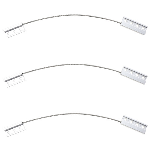 6Pcs Security Anti-Drop Wire Ropes Silver for Home Window Use