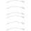 6Pcs Security Anti-Drop Wire Ropes Silver for Home Window Use 5