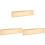 3Pcs Compact Metal Rulers for Students Office Drawing and Engineering 3