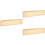 3Pcs Compact Metal Rulers for Students Office Drawing and Engineering 6