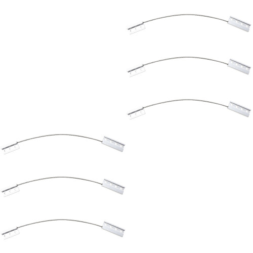 6Pcs Security Anti-Drop Wire Ropes Silver for Home Window Use 2