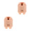 2Pcs Plastic 1/6 Scale Action Figure Neck Adapter for Head Sculpt 5