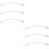 6Pcs Security Anti-Drop Wire Ropes Silver for Home Window Use 6