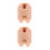 2Pcs Plastic 1/6 Scale Action Figure Neck Adapter for Head Sculpt 9