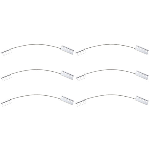 6Pcs Security Anti-Drop Wire Ropes Silver for Home Window Use 1