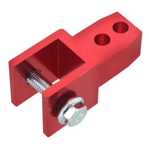 5Pcs Motorcycle Shock Extender Aluminum Alloy Red Rear Riser Adapter 1