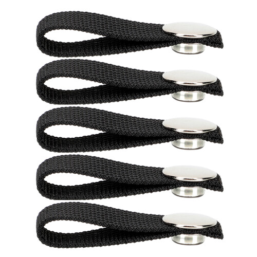 10Pcs Black Polyester Replacement Strap for Ice Hockey 1