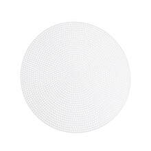 40Pcs White Round Cross Stitch Mesh Sheet Durable Plastic DIY Grid