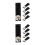 10Pcs Black Polyester Replacement Strap for Ice Hockey 4