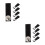 10Pcs Black Polyester Replacement Strap for Ice Hockey 8