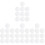 40Pcs White Round Cross Stitch Mesh Sheet Durable Plastic DIY Grid 4