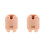 2Pcs Plastic 1/6 Scale Action Figure Neck Adapter for Head Sculpt 3