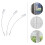 6Pcs Security Anti-Drop Wire Ropes Silver for Home Window Use 8