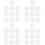 40Pcs White Round Cross Stitch Mesh Sheet Durable Plastic DIY Grid 7