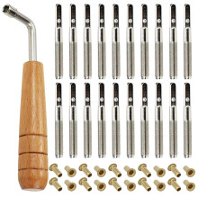 5Sets Smooth Lyre Harp Pegs Metal Wood Tuning Pins Instrument Parts