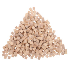 3000Pcs Plain Wooden Cubes Bulk for DIY Art, Math, and Building