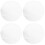 4Pcs Transparent Acrylic Round Discs DIY Cake Display Craft Panels 7