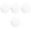 4Pcs Transparent Acrylic Round Discs DIY Cake Display Craft Panels 5