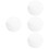4Pcs Transparent Acrylic Round Discs DIY Cake Display Craft Panels 8