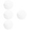 4Pcs Transparent Acrylic Round Discs DIY Cake Display Craft Panels 9