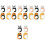 20Pcs Multi-Function ABS Backpack Hooks Anti-Skid Table 5