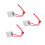 3Pcs Precision Titanium Steel Car Paint Correction Silver 4