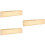 3Pcs Compact Metal Rulers for Students Office Drawing and Engineering 7