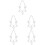 5Pz Catena Strato Argento in Stile Unisex Robust 8