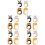 20Pcs Multi-Function ABS Backpack Hooks Anti-Skid Table 7