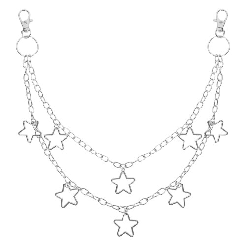 5Pz Catena Strato Argento in Stile Unisex Robust 1