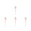 4Pcs Heat-Resistant Silicone Cake Icing Pins with Cookie Art Tools 7