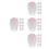 36Pcs Elegant Jade Roll on Bottle Replacement Tops for Essential Oils 4