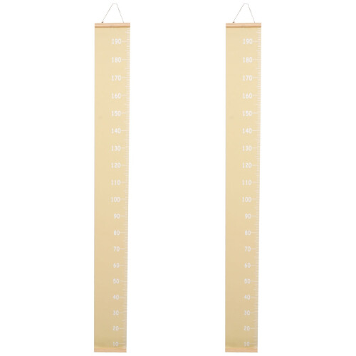 2Pcs Children Growth Chart Hanging Height Measuring Ruler 1