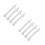 8Pcs Silver Cake Decorating Rods Aluminum Fondant Icing Tools 7