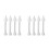 8Pcs Silver Cake Decorating Rods Aluminum Fondant Icing Tools 8