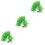 3Pcs Safe Artificial Tank Plants Tree for Aquarium Decor 5