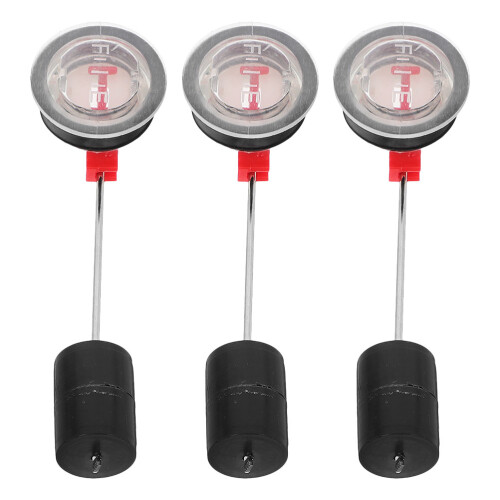 3Pcs Precise Gas Cylinder Level Indicator Durable Acrylic Iron Gauge