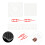 1Set Plastic Fuse Bead Boards Assorted Color Pegboards for DIY Crafts 8