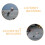 3Pcs Precise Gas Cylinder Level Indicator Durable Acrylic Iron Gauge 9
