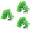 3Pcs Safe Artificial Tank Plants Tree for Aquarium Decor 6