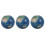 3Pcs Soft Sponge Earth Mini Globe Squeeze Balls for Classroom Learning 4