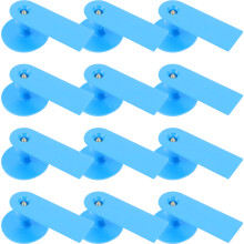 400Pcs Blank Animal Ear Tags Sky-Blue Durable Id Tags for Livestock