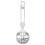 3Pcs Compact Silver Foldable Spoon Stainless Steel Camping Utensils 2