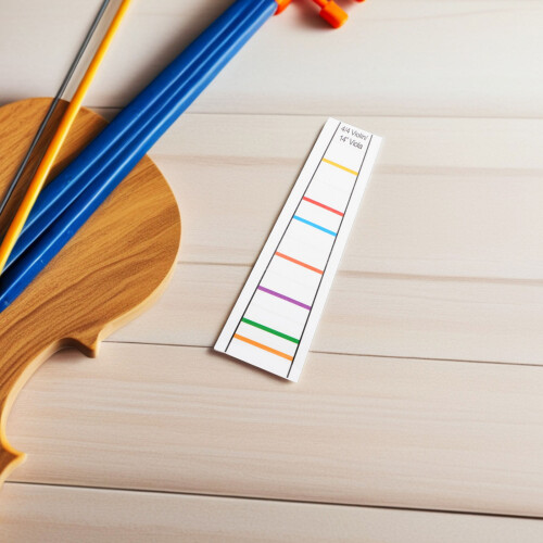 2Pcs Transparent PVC Violin Fingerboard Guide Stickers for Beginners 2