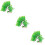 3Pcs Safe Artificial Tank Plants Tree for Aquarium Decor 9