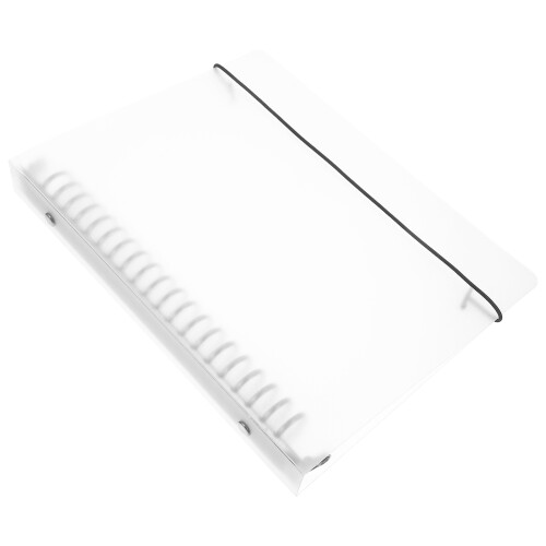 4Pcs Clear PP Notebook Binder Covers Sturdy Document Organizer Shells