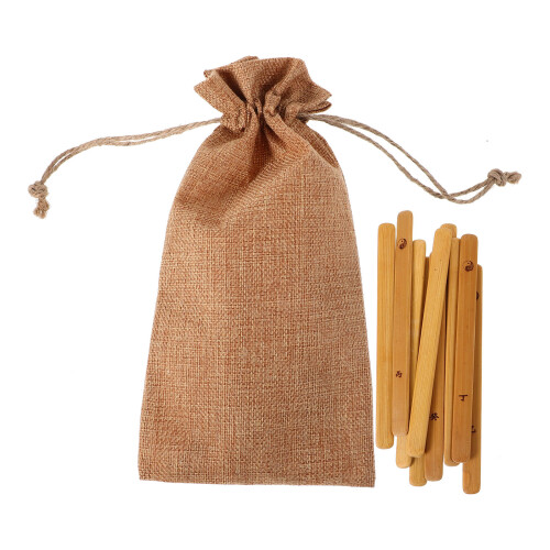 50Pcs Traditional Bamboo Fortune Sticks Chinese Divination 1