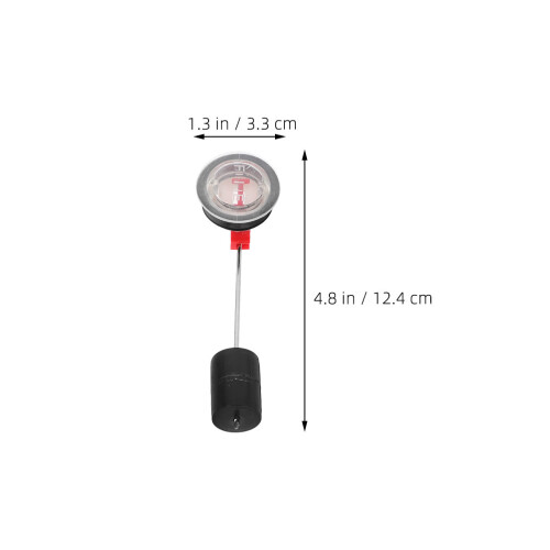 3Pcs Precise Gas Cylinder Level Indicator Durable Acrylic Iron Gauge 1